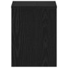 Bedside Cabinet Black Oak 40x30x40 cm Engineered Wood