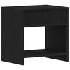 Bedside Cabinet Black Oak 40x30x40 cm Engineered Wood
