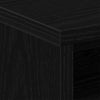 Bedside Cabinet Black Oak 40x30x40 cm Engineered Wood