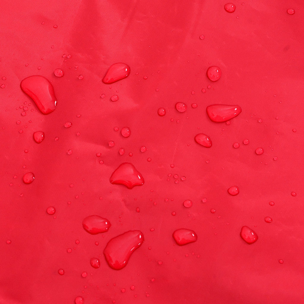 Dog Raincoat with Reflective Strips Polyester Red S