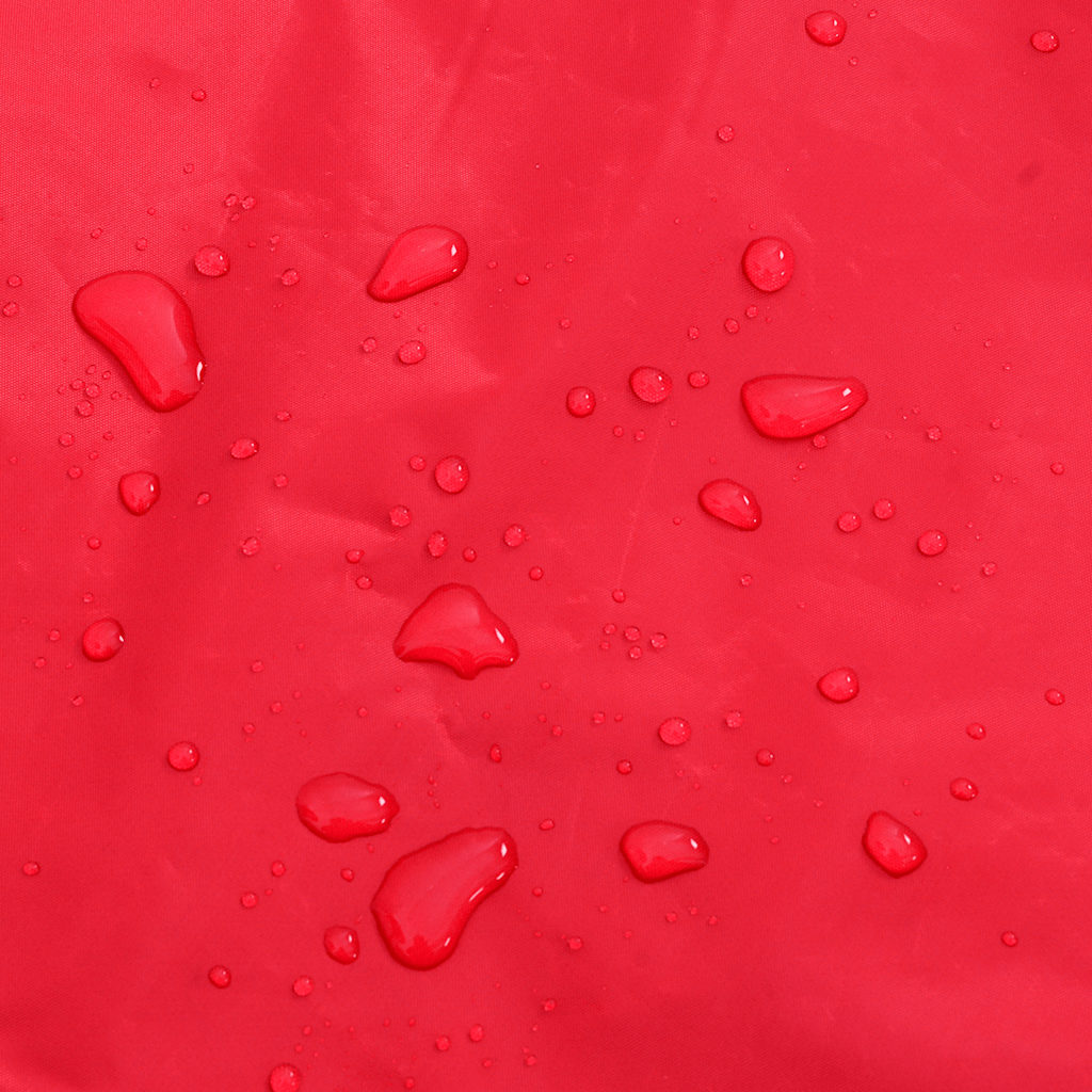 Dog Raincoat with Reflective Strips Polyester Red L