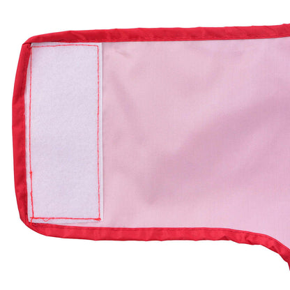 Dog Raincoat with Reflective Strips Polyester Red XL