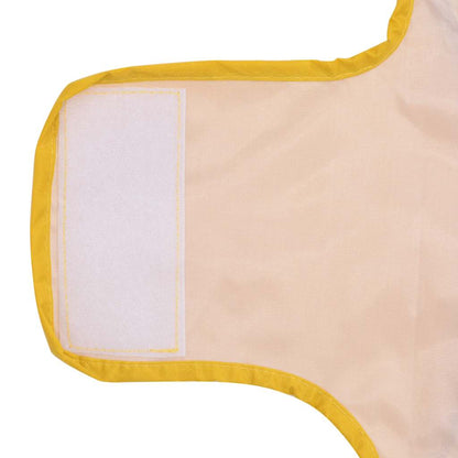 Dog Raincoat with Reflective Strips Polyester Yellow M