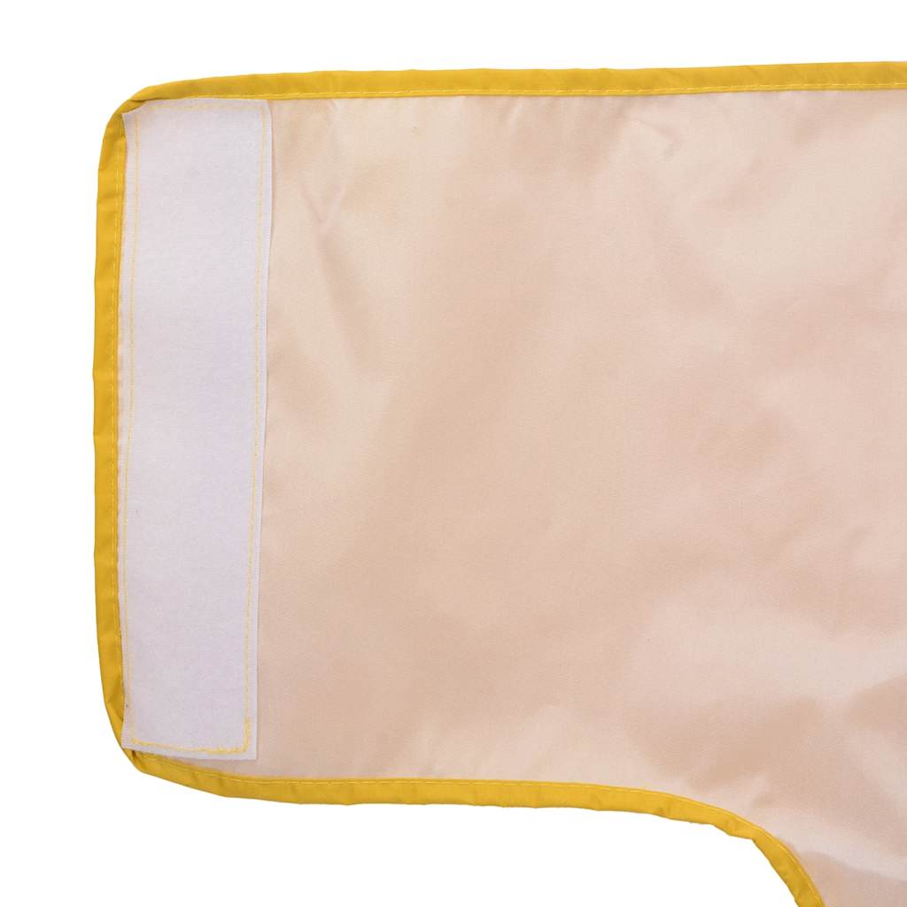 Dog Raincoat with Reflective Strips Polyester Yellow L