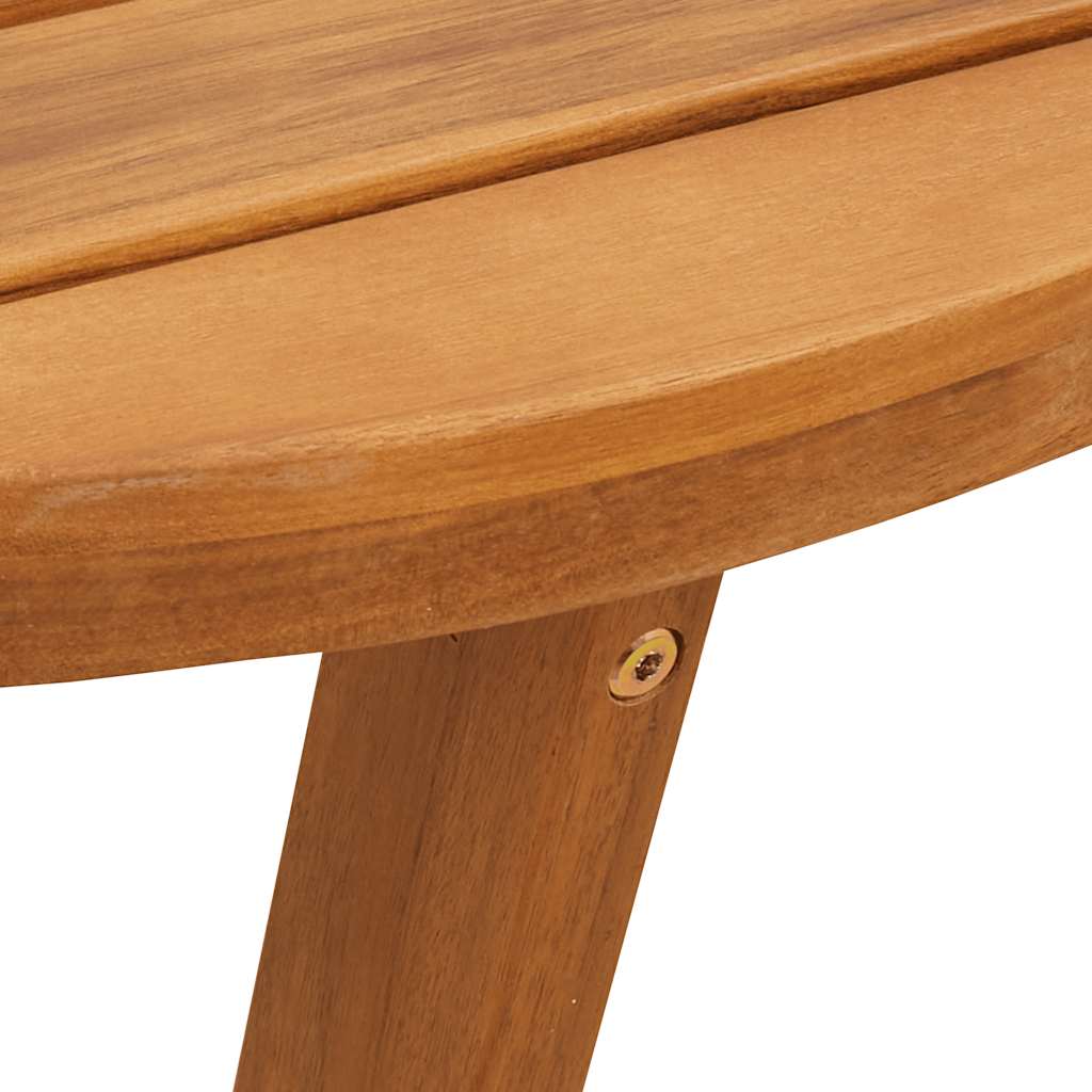 Garden Side Table Round Ø55x60 cm Solid Wood Acacia