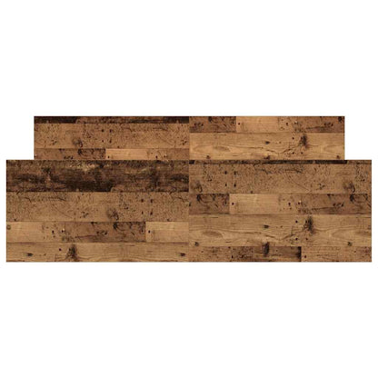 Bed Frame without Mattress Old Wood 140x200cm Engineered Wood