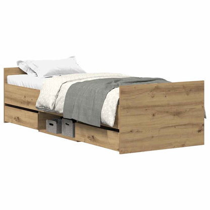 Bed Frame | Artisan Oak | Engineered Wood | Single | Bed Frame