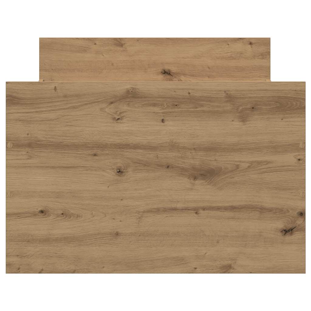 Bed Frame without Mattress Artisan Oak 90x200cm Engineered Wood