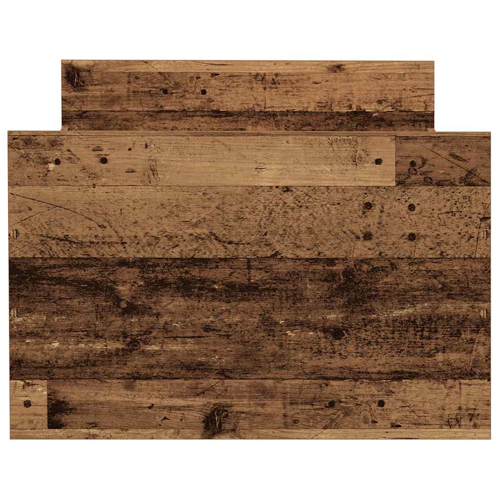 Bed Frame | Old wood | Engineered wood, solid pine wood, plywood | Single