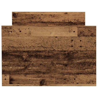 Bed Frame | Old wood | Engineered wood, solid pine wood, plywood | Single