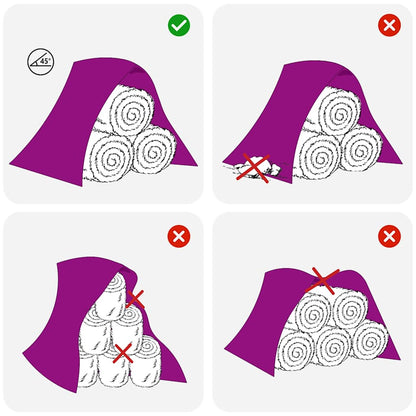 Haystack Tarp 9.8x6 m 140 g/m² Polypropylene