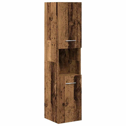 5 Piece Bathroom Furniture Set Old Wood Engineered Wood