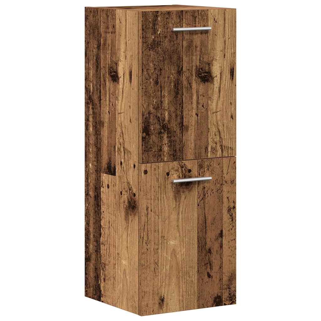 5 Piece Bathroom Furniture Set Old Wood Engineered Wood