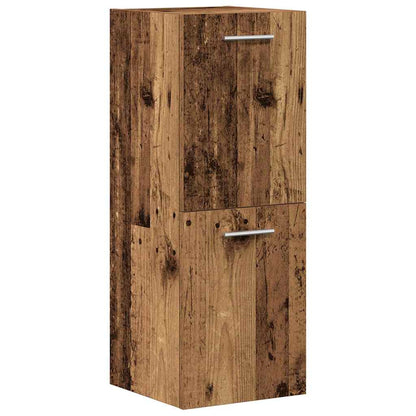 5 Piece Bathroom Furniture Set Old Wood Engineered Wood