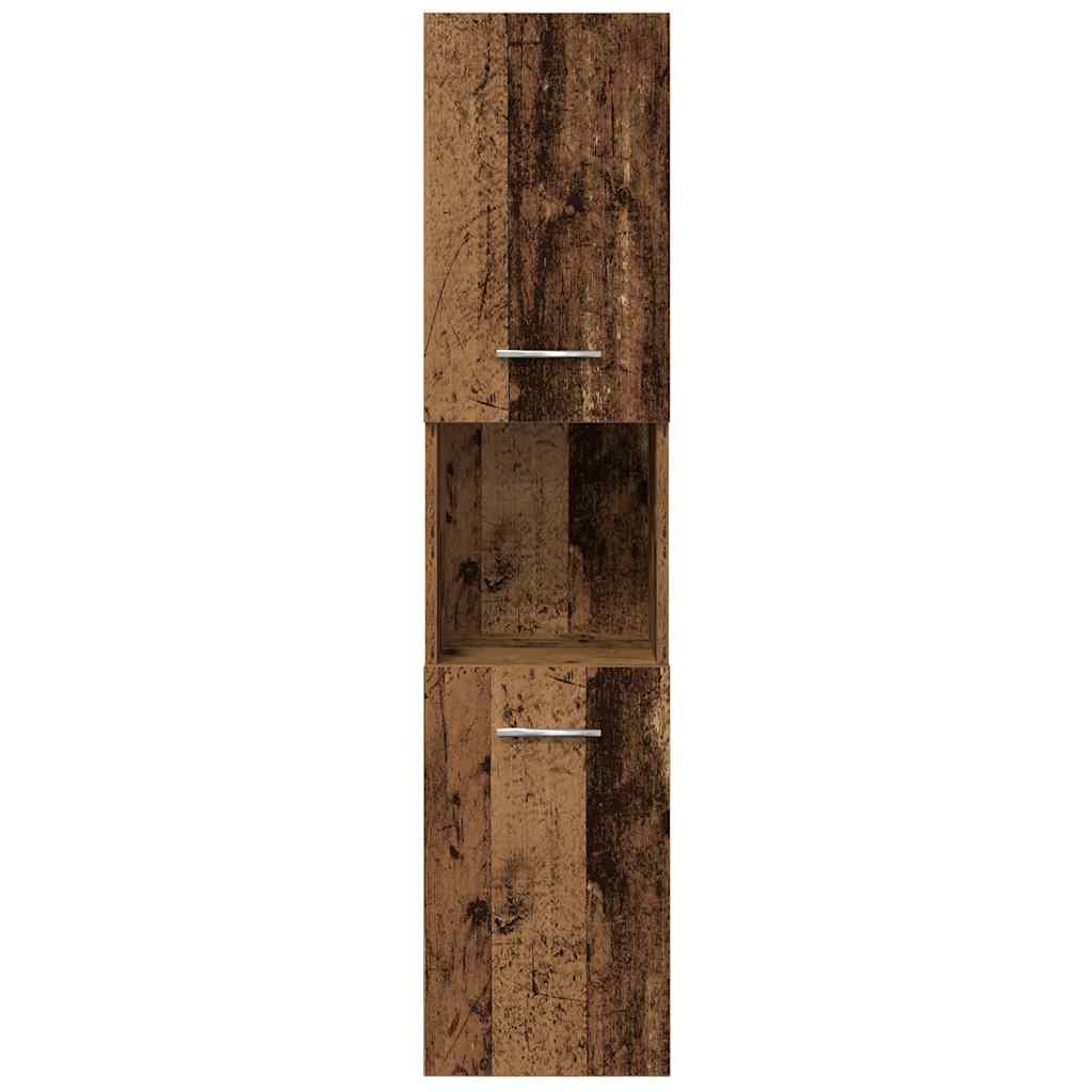 5 Piece Bathroom Furniture Set Old Wood Engineered Wood
