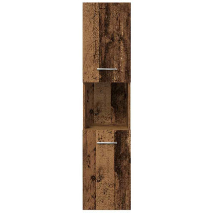 5 Piece Bathroom Furniture Set Old Wood Engineered Wood