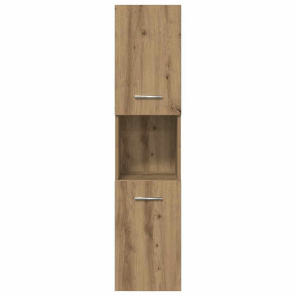 4 Piece Bathroom Furniture Set Artisan Oak Engineered Wood
