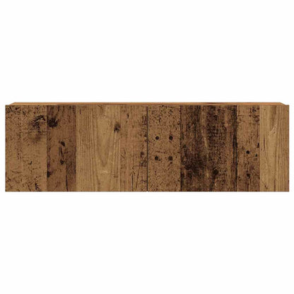 8 Piece Wall-mounted TV Cabinet Set Old Wood Engineered Wood