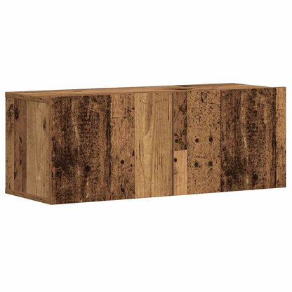 Wall Mounted TV cabinets 5 pcs Old Wood Engineered Wood