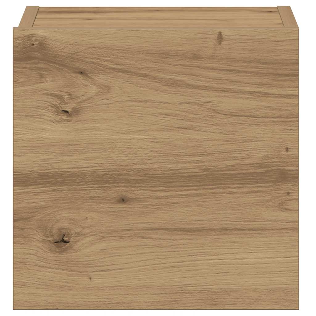 Wall Mounted TV cabinets 5 pcs Artisan Oak Engineered Wood