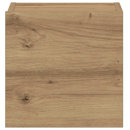 Wall Mounted TV cabinets 5 pcs Artisan Oak Engineered Wood