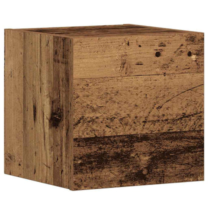 Wall Mounted TV cabinets 3 pcs Old Wood Engineered Wood