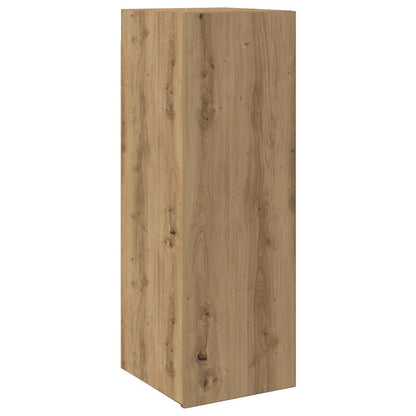 Wall Mounted TV cabinets 3 pcs Artisan Oak Engineered Wood