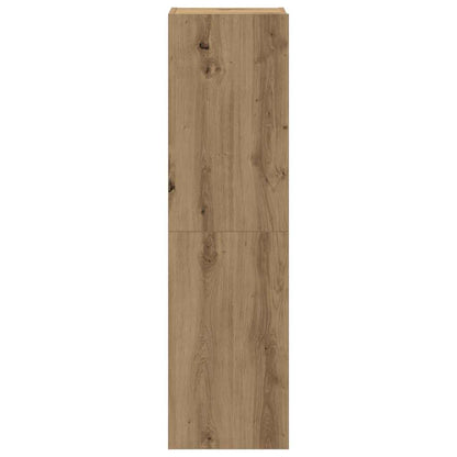 Wall Mounted TV cabinets 4 pcs Artisan Oak Engineered Wood