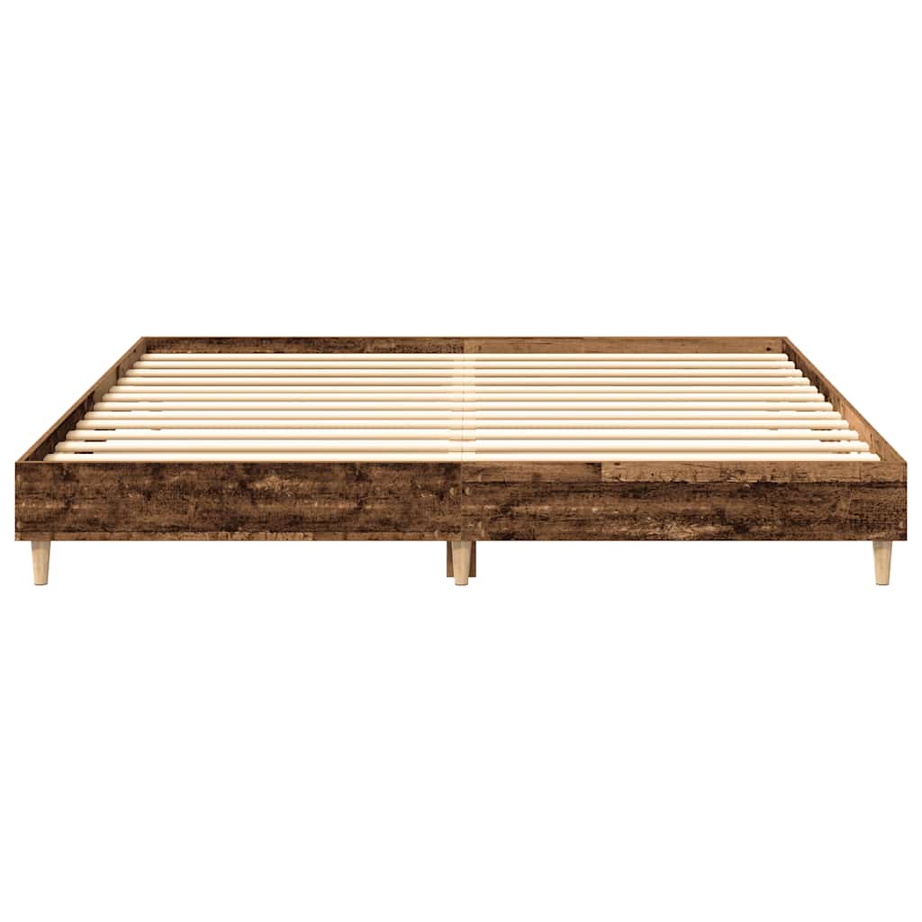 Bed Frame | Old Wood | Engineered Wood | Double | Durable | Bed Frame