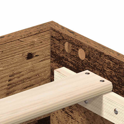Bed Frame | Old Wood | Engineered Wood | Double | Durable | Bed Frame