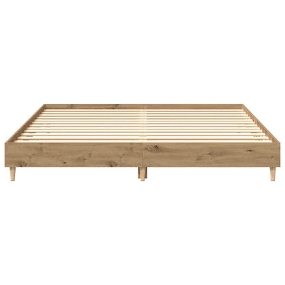 Bed Frame | Artisan Oak | Engineered Wood, Solid Pine Wood, Plywood