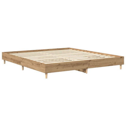 Bed Frame | Artisan Oak | Engineered Wood, Solid Pine Wood, Plywood