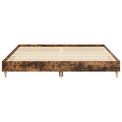Bed Frame | Smoked Oak | Engineered wood | Double | Sturdy | Bed Frame