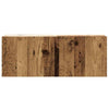 2 Piece TV Cabinet Set Wall-mounted Old Wood Engineered Wood
