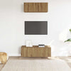 2 Piece TV Cabinet Set Wall-mounted Artisan Oak Engineered Wood