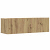 2 Piece TV Cabinet Set Wall-mounted Artisan Oak Engineered Wood