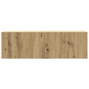 2 Piece TV Cabinet Set Wall-mounted Artisan Oak Engineered Wood