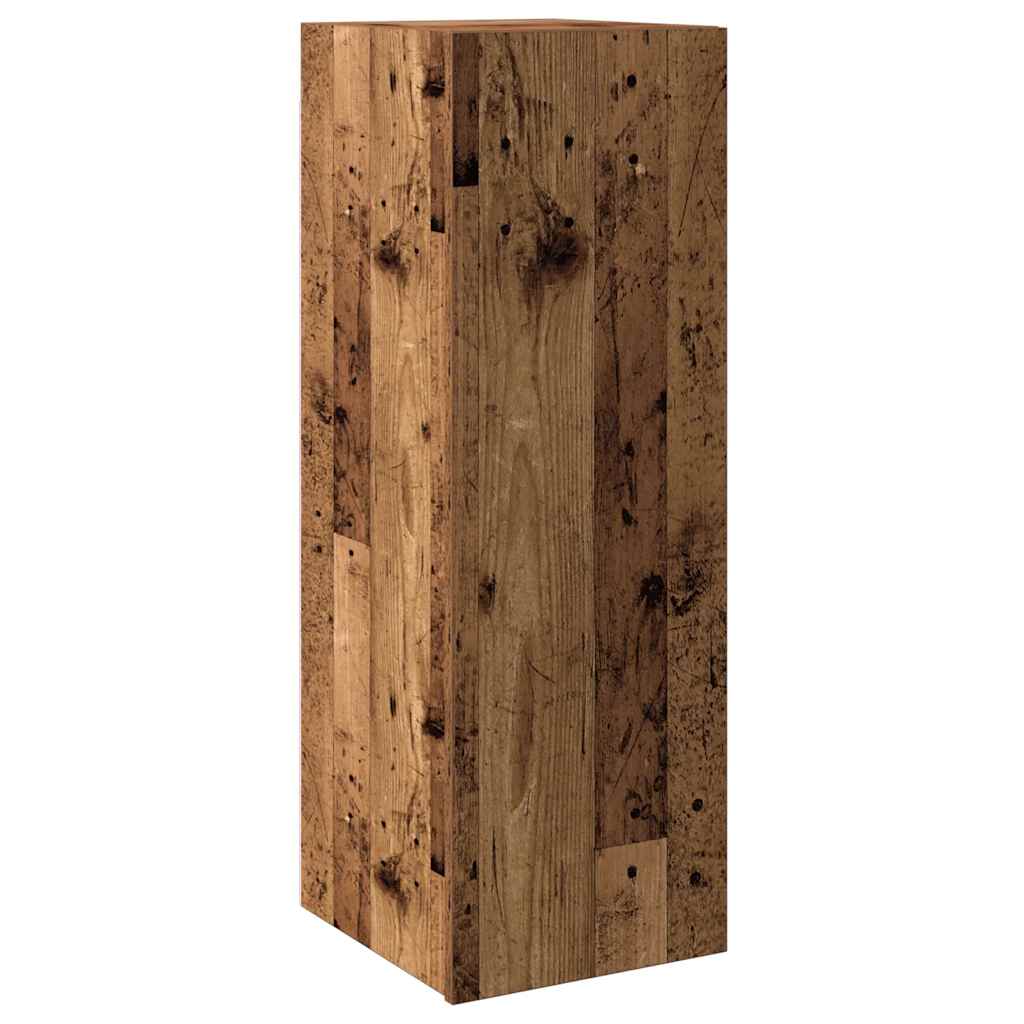 8 Piece TV Cabinet Set Wall-mounted Old Wood Engineered Wood