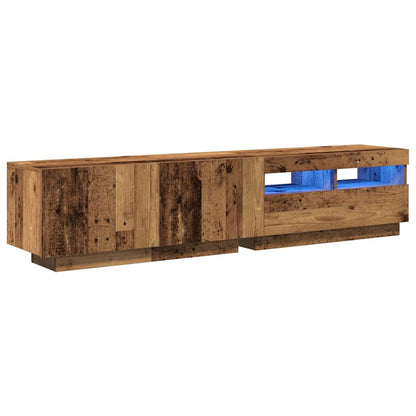 TV Cabinet | Old wood | Engineered wood | Large | Adjustable Armrests
