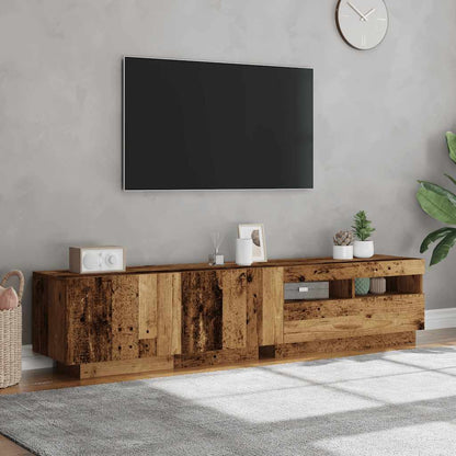 TV Cabinet | Old wood | Engineered wood | Large | Adjustable Armrests
