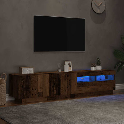 TV Cabinet | Old wood | Engineered wood | Large | Adjustable Armrests