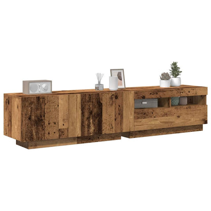 TV Cabinet | Old wood | Engineered wood | Large | Adjustable Armrests