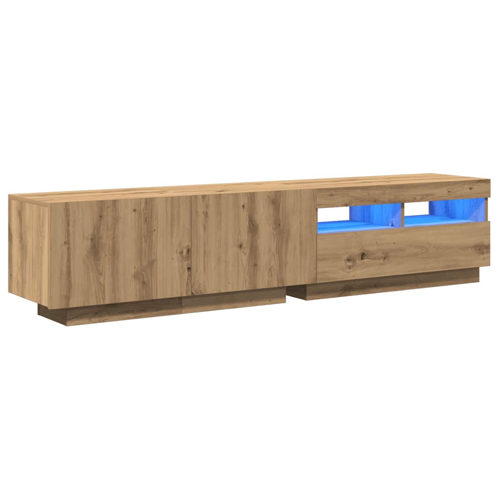 TV Cabinet | Artisan Oak | Engineered Wood | Large | TV Cabinet