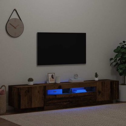 TV Cabinet | Old wood | Engineered wood | 200x35x40 cm | TV Cabinet