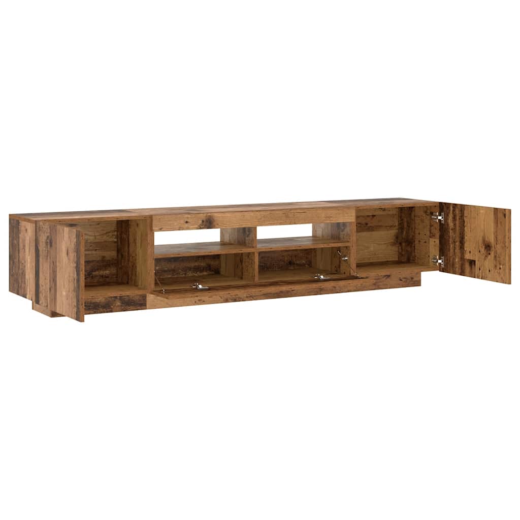 TV Cabinet | Old wood | Engineered wood | 200x35x40 cm | TV Cabinet