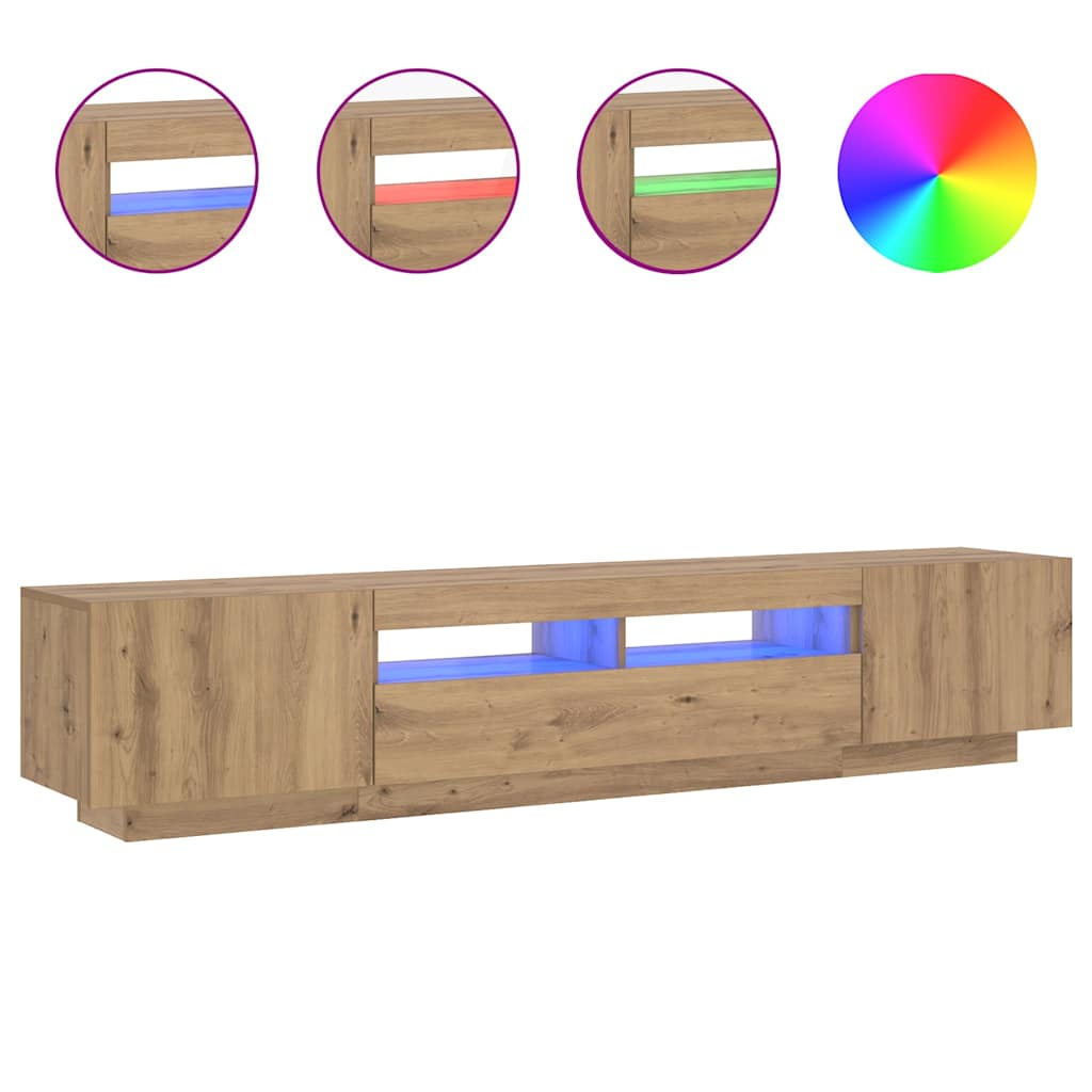 TV Cabinet | Artisan Oak | Engineered Wood | Standard | TV Cabinet