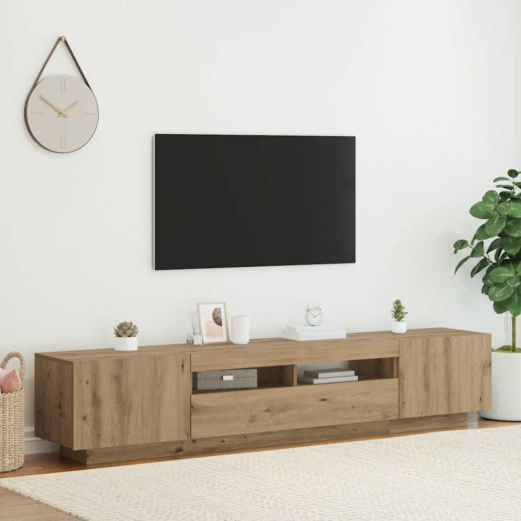 TV Cabinet | Artisan Oak | Engineered Wood | Standard | TV Cabinet