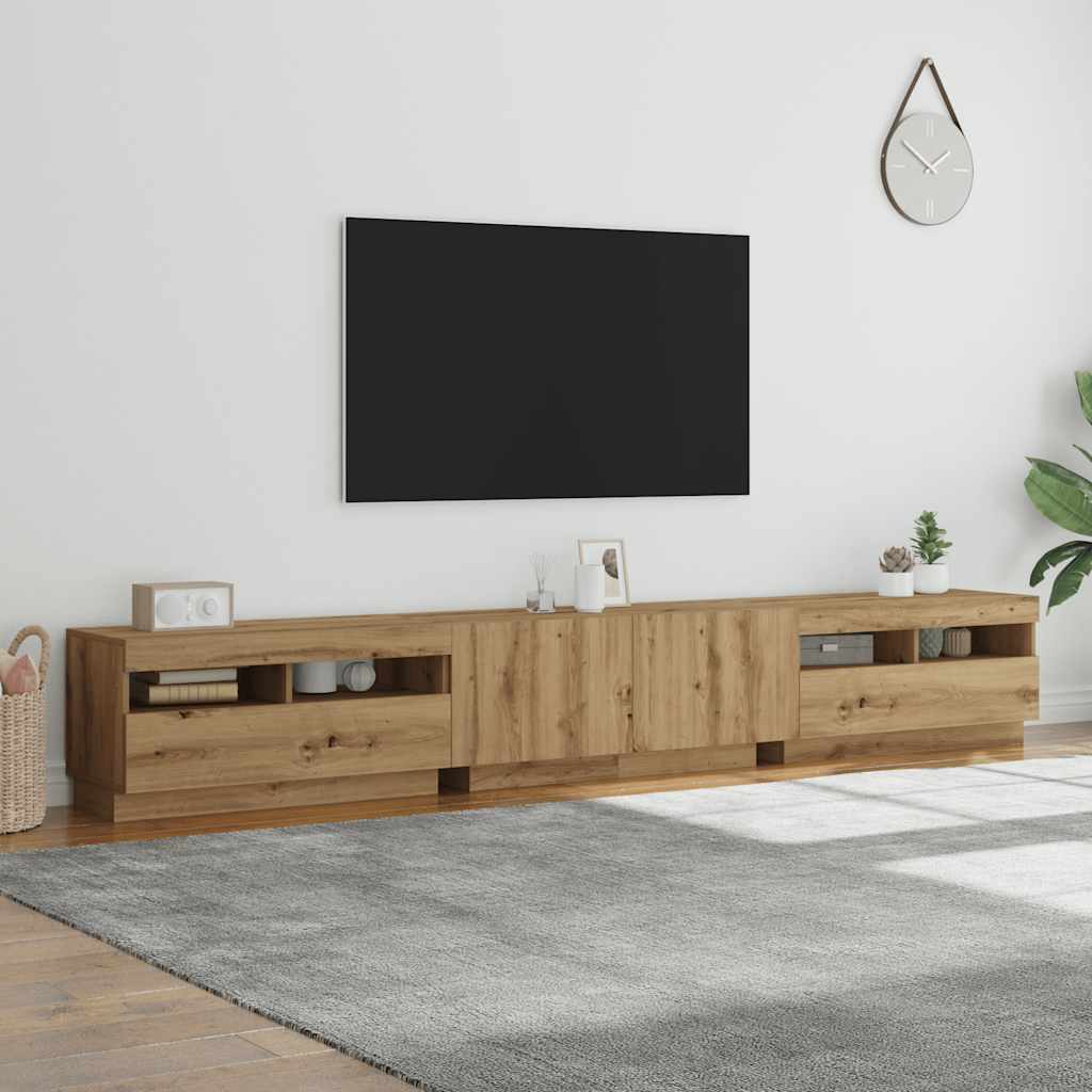 Tv Cabinet | Artisan Oak | Engineered wood | Large | TV Cabinet