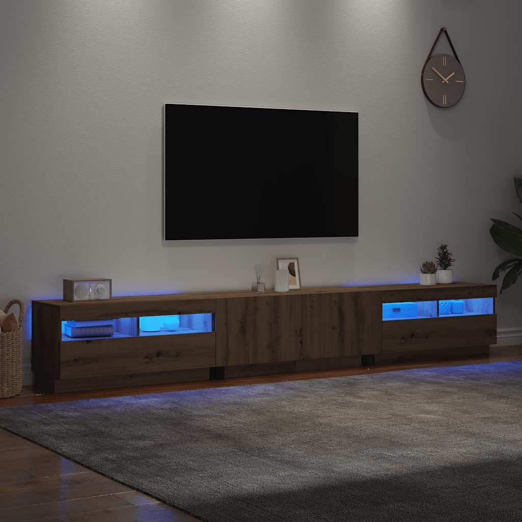 Tv Cabinet | Artisan Oak | Engineered wood | Large | TV Cabinet