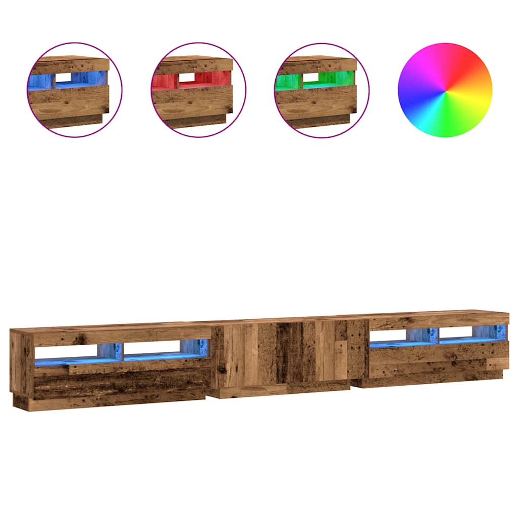 Tv Cabinet | Old wood | Engineered wood | Large | Tv Cabinet